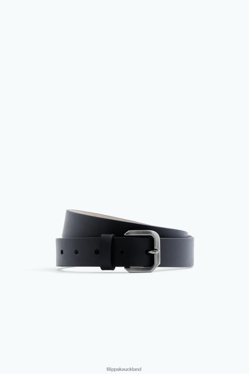 Men Filippa K Black Buckle Belt Accessory 66L84489