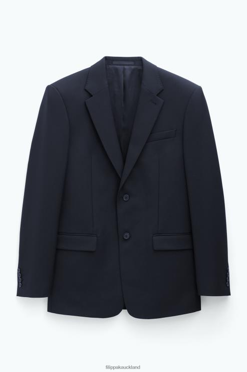 Men Filippa K Black Classic Wool Blazer Apparel 66L84345