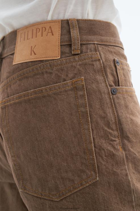 Men Filippa K Cane Brown Bootcut Jeans Apparel 66L84408