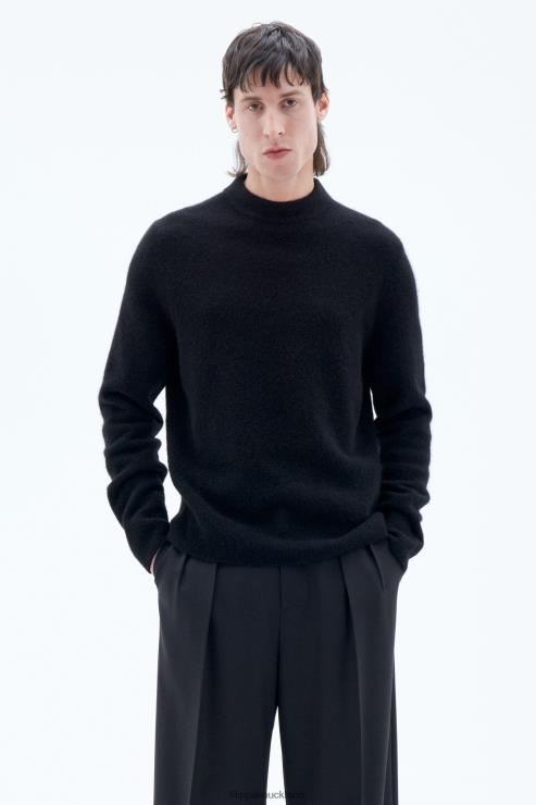 Men Filippa K Black Johannes Yak Sweater Apparel 66L84292