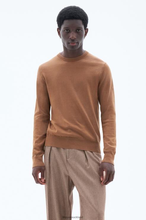 Men Filippa K Camel Merino Sweater Apparel 66L84277