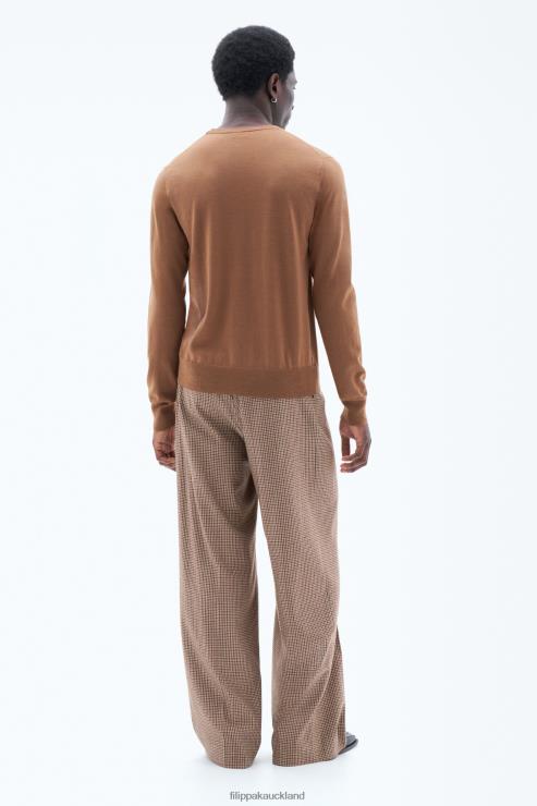 Men Filippa K Camel Merino Sweater Apparel 66L84277