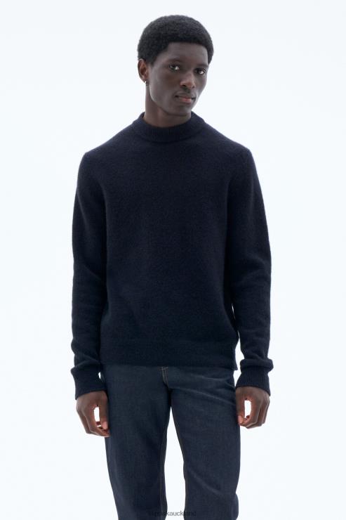 Men Filippa K Dark Navy Johannes Yak Sweater Apparel 66L84297