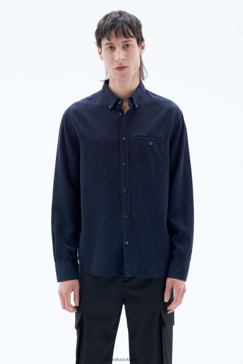 Men Filippa K Navy Zachary Shirt Apparel 66L84384