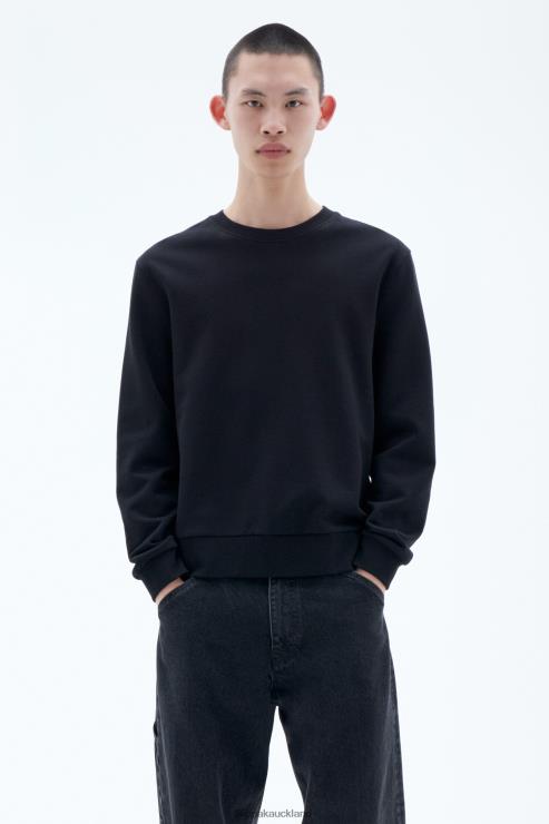 Men Filippa K Black Gustaf Sweatshirt Apparel 66L84283