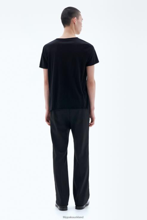 Men Filippa K Black Roll Neck Tee Apparel 66L84330