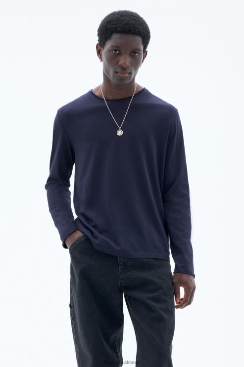 Men Filippa K Navy Roll Neck Longsleeve Apparel 66L84328