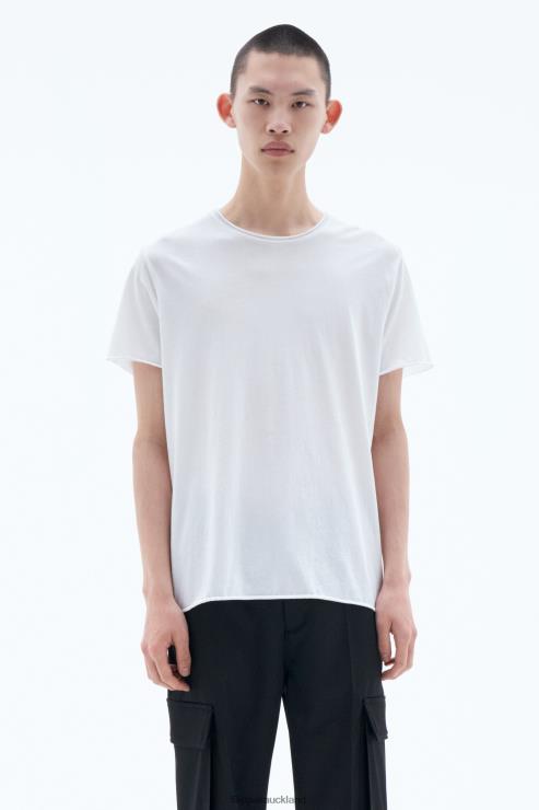 Men Filippa K White Roll Neck Tee Apparel 66L84317