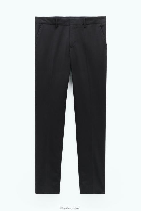 Men Filippa K Black Liam Wool Trousers Apparel 66L84374