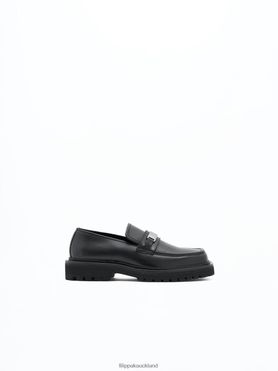 Men Filippa K Black Loafers Shoes 66L84483