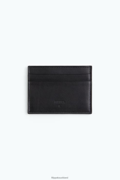 Women Filippa K Black Card Holder Accessory 66L84457