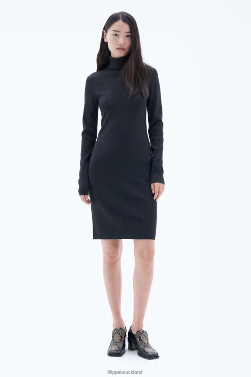 Women Filippa K Anthracite Melange Monica Dress Apparel 66L84215