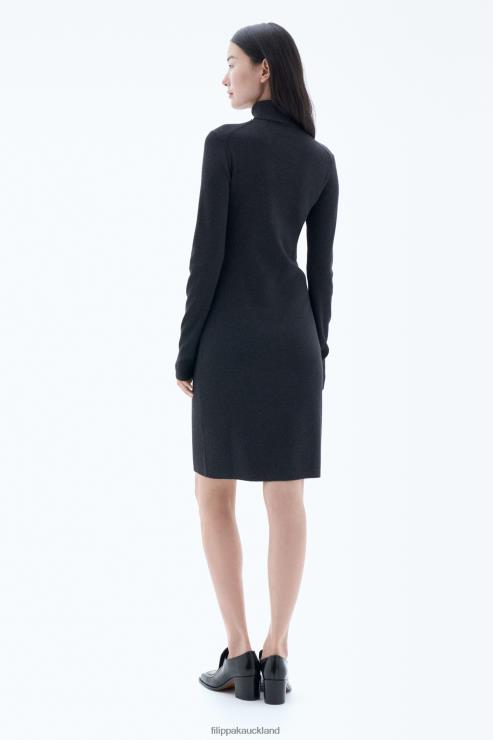 Women Filippa K Anthracite Melange Monica Dress Apparel 66L84215