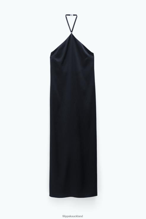 Women Filippa K Black Deep Back Dress Apparel 66L84208