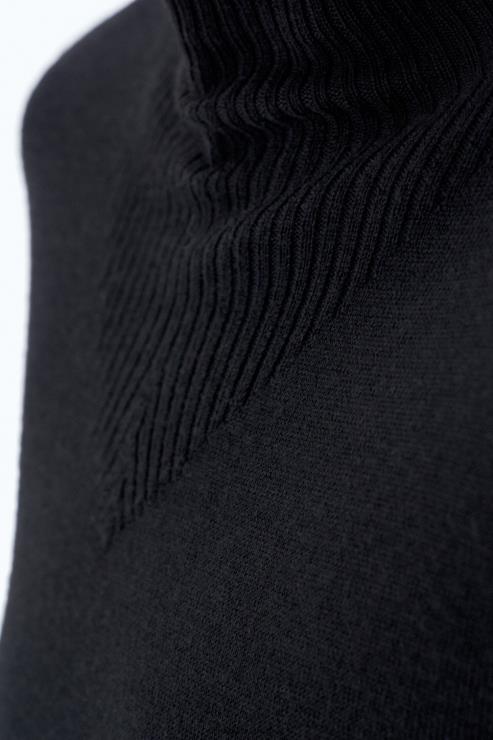 Women Filippa K Black Knit Turtleneck Dress Apparel 66L84209