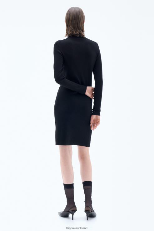 Women Filippa K Black Monica Dress Apparel 66L8444