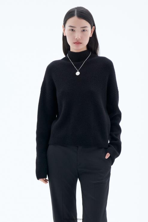 Women Filippa K Black Willow Sweater Apparel 66L8467