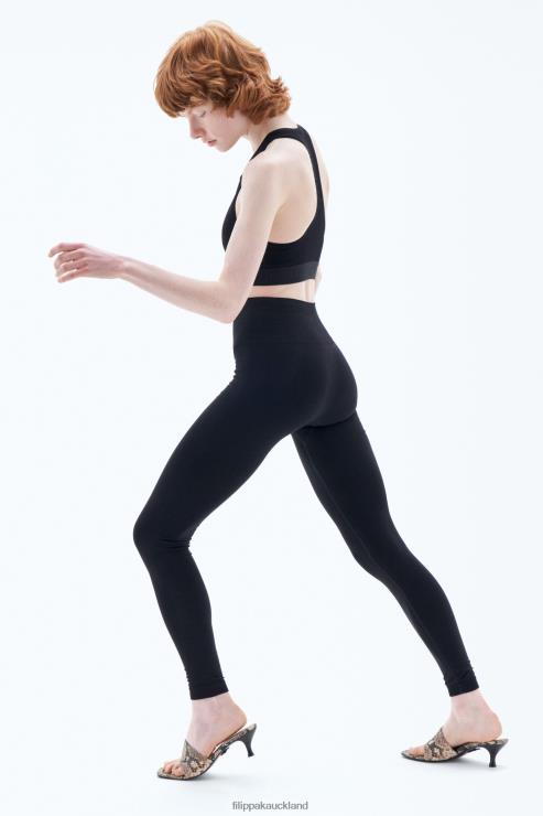 Women Filippa K Black High Seamless Leggings Apparel 66L84235