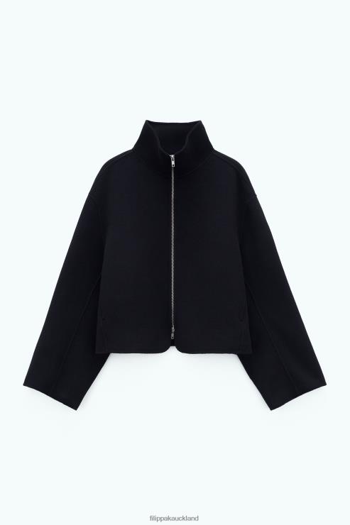 Women Filippa K Black Dafina Jacket Apparel 66L845