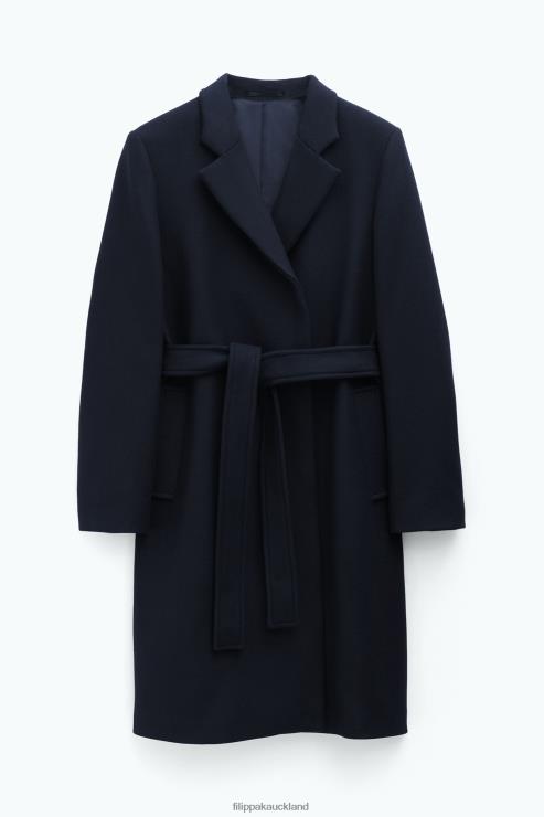 Women Filippa K Black Kaya Coat Apparel 66L8412