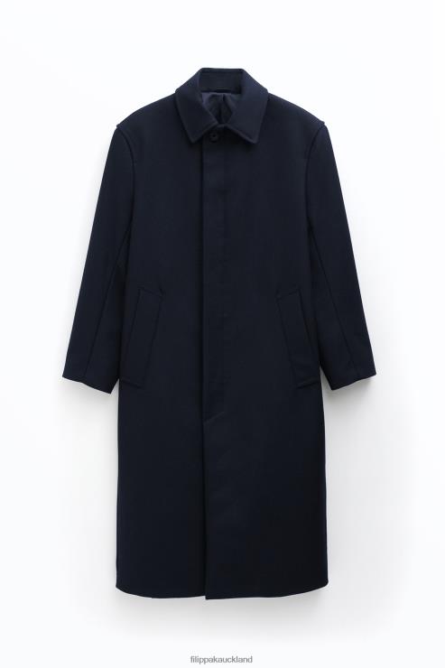 Women Filippa K Black Wool Car Coat Apparel 66L848