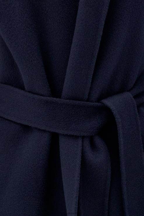 Women Filippa K Navy Alexa Coat Apparel 66L8410