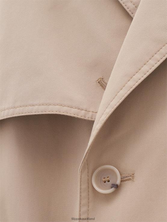 Women Filippa K Sand Beige Trench Coat Apparel 66L8425