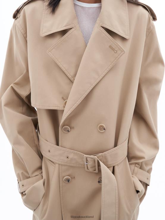 Women Filippa K Sand Beige Trench Coat Apparel 66L8425