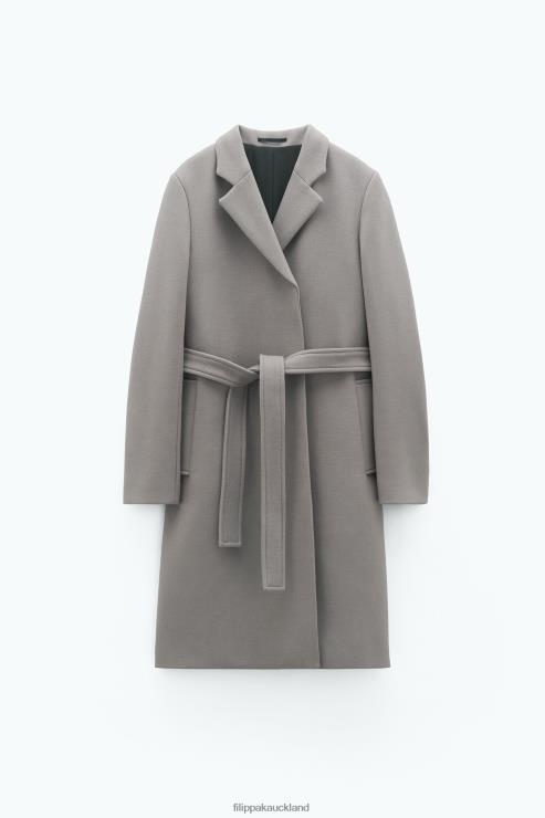 Women Filippa K Taupe Kaya Coat Apparel 66L8414