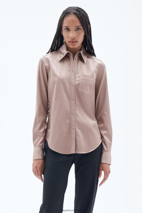 Women Filippa K Nougat Garment Dyed Shirt Apparel 66L84190