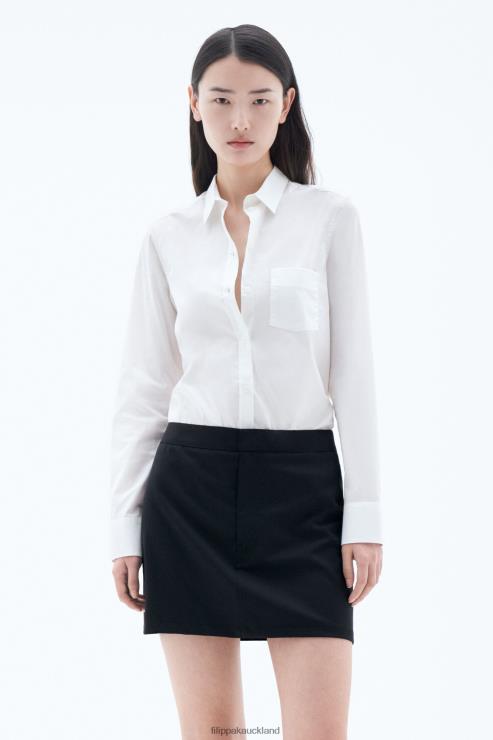 Women Filippa K White Classic Stretch Shirt Apparel 66L84189