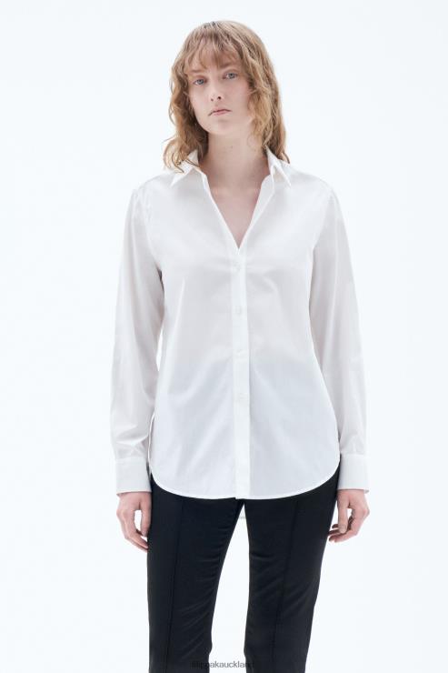 Women Filippa K White Jane Shirt Apparel 66L84198