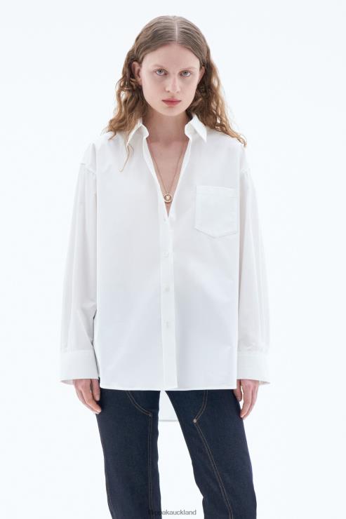 Women Filippa K White Sammy Shirt Apparel 66L84195