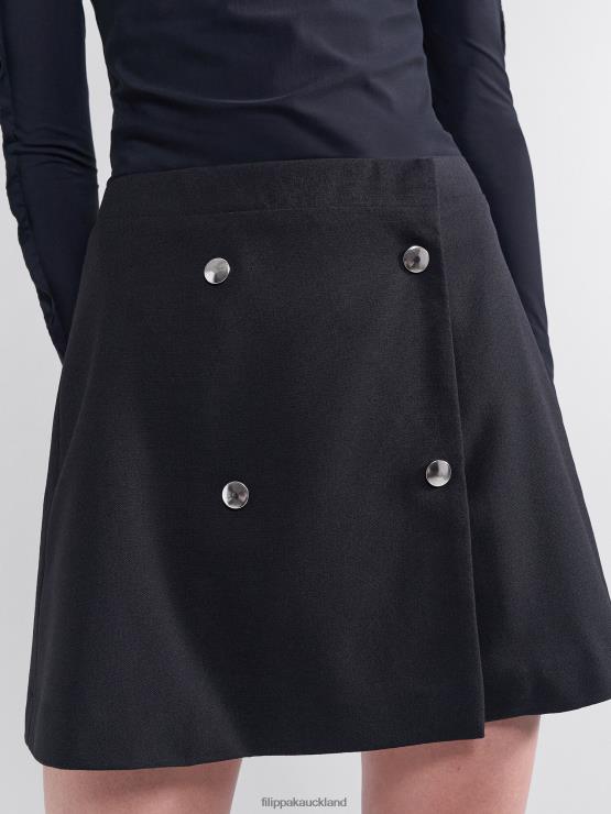 Women Filippa K Black Mina Skirt Apparel 66L84231