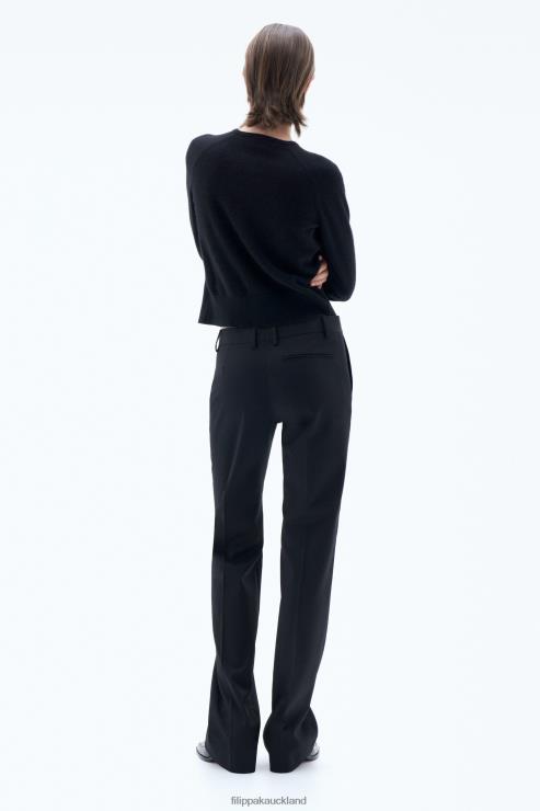 Women Filippa K Black Bootcut Trousers Apparel 66L8494