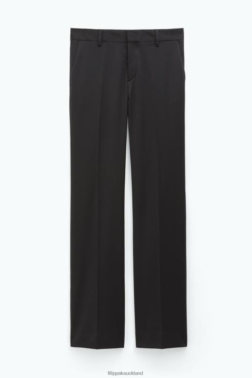 Women Filippa K Black Bootcut Trousers Apparel 66L8494