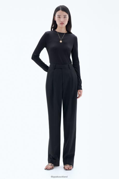 Women Filippa K Black Julie Trousers Apparel 66L84103