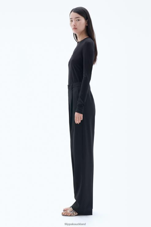 Women Filippa K Black Julie Trousers Apparel 66L84103