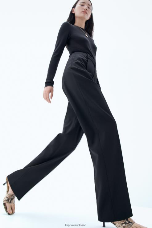 Women Filippa K Black Julie Trousers Apparel 66L84103