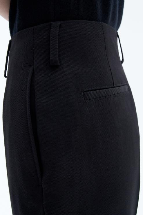 Women Filippa K Black Karlie Trousers Apparel 66L84106