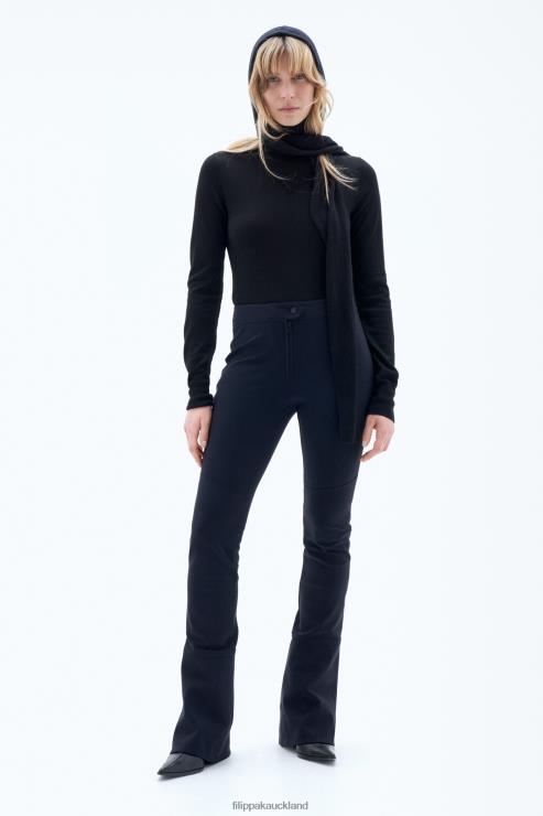 Women Filippa K Black Ski Inspired Trousers Apparel 66L84123