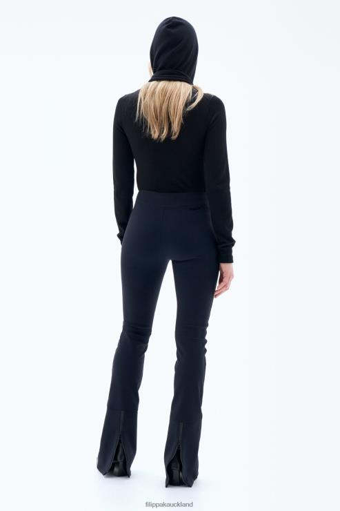 Women Filippa K Black Ski Inspired Trousers Apparel 66L84123