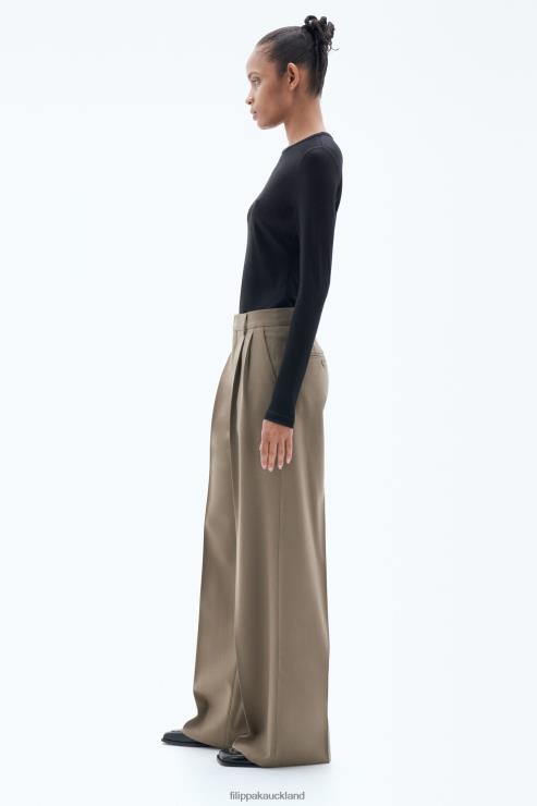 Women Filippa K Nougat Darcey Wool Trousers Apparel 66L8496