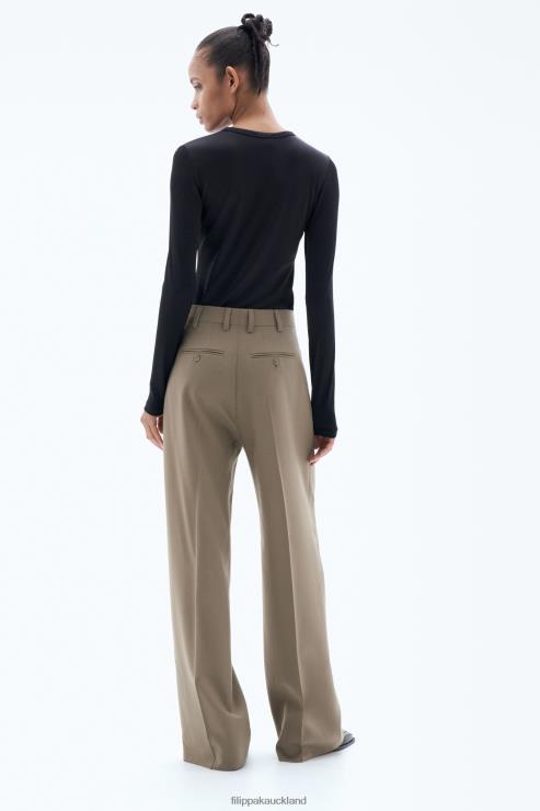 Women Filippa K Nougat Darcey Wool Trousers Apparel 66L8496