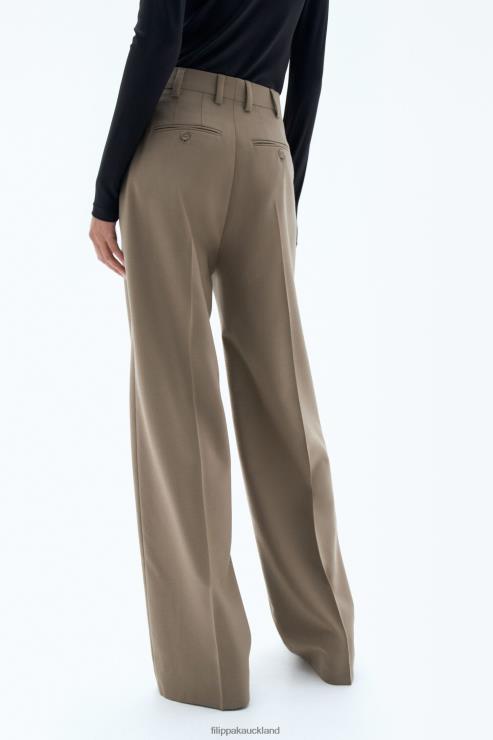 Women Filippa K Nougat Darcey Wool Trousers Apparel 66L8496