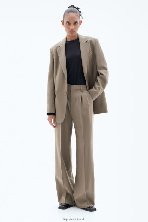 Women Filippa K Nougat Darcey Wool Trousers Apparel 66L8496