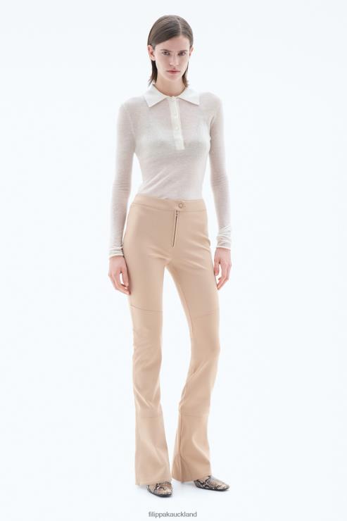 Women Filippa K Pastel Beige Ski Inspired Trousers Apparel 66L84122