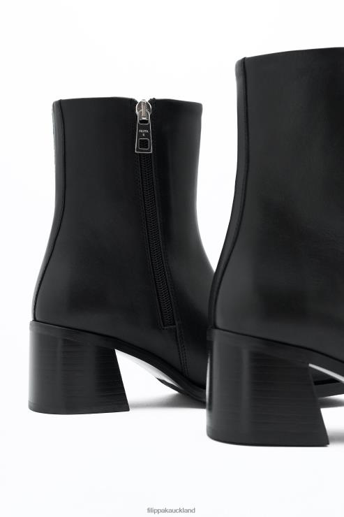 Women Filippa K Black Ankle Boots Shoes 66L84447